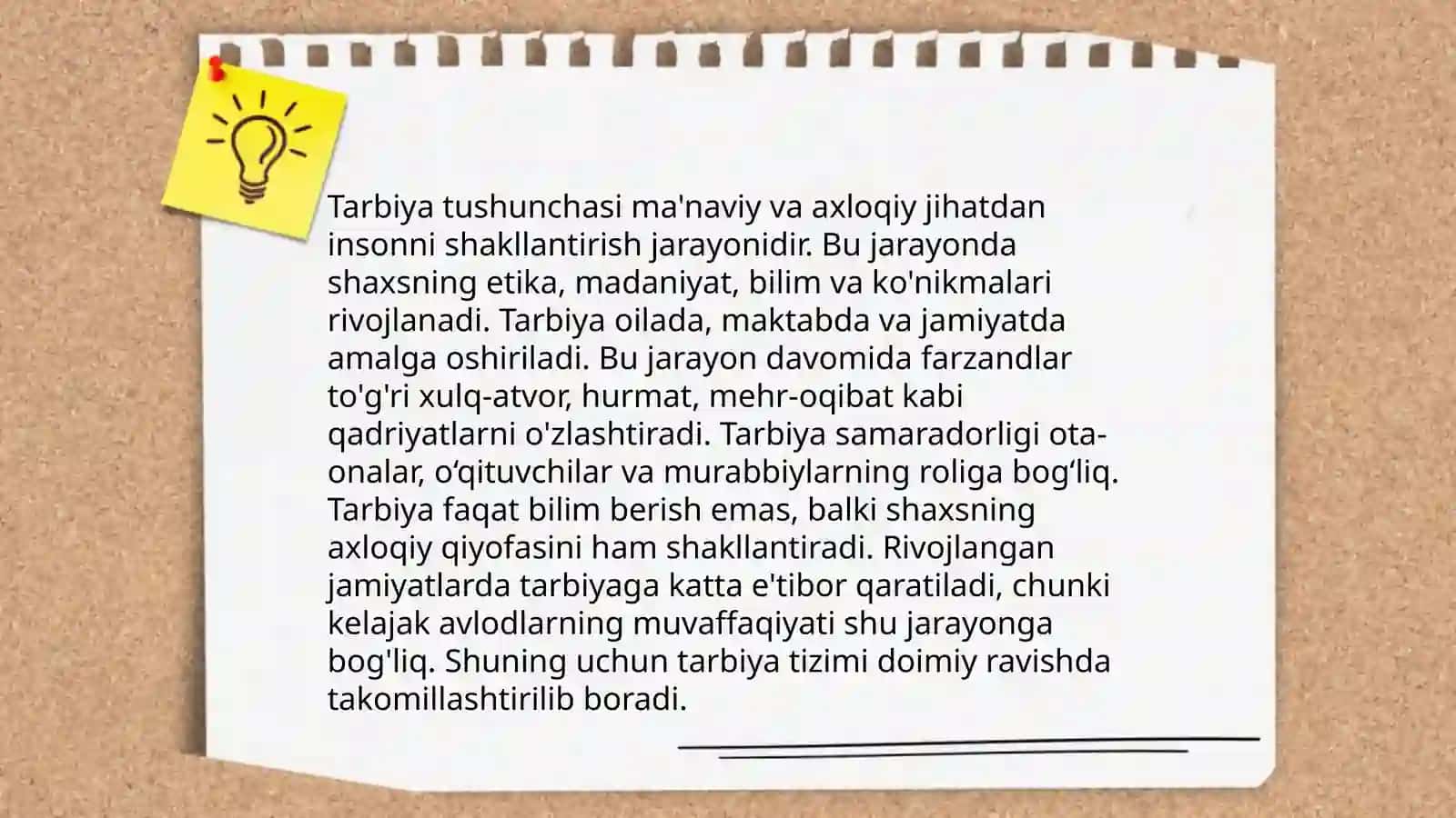 Tarbiya usullari va shakllari 3