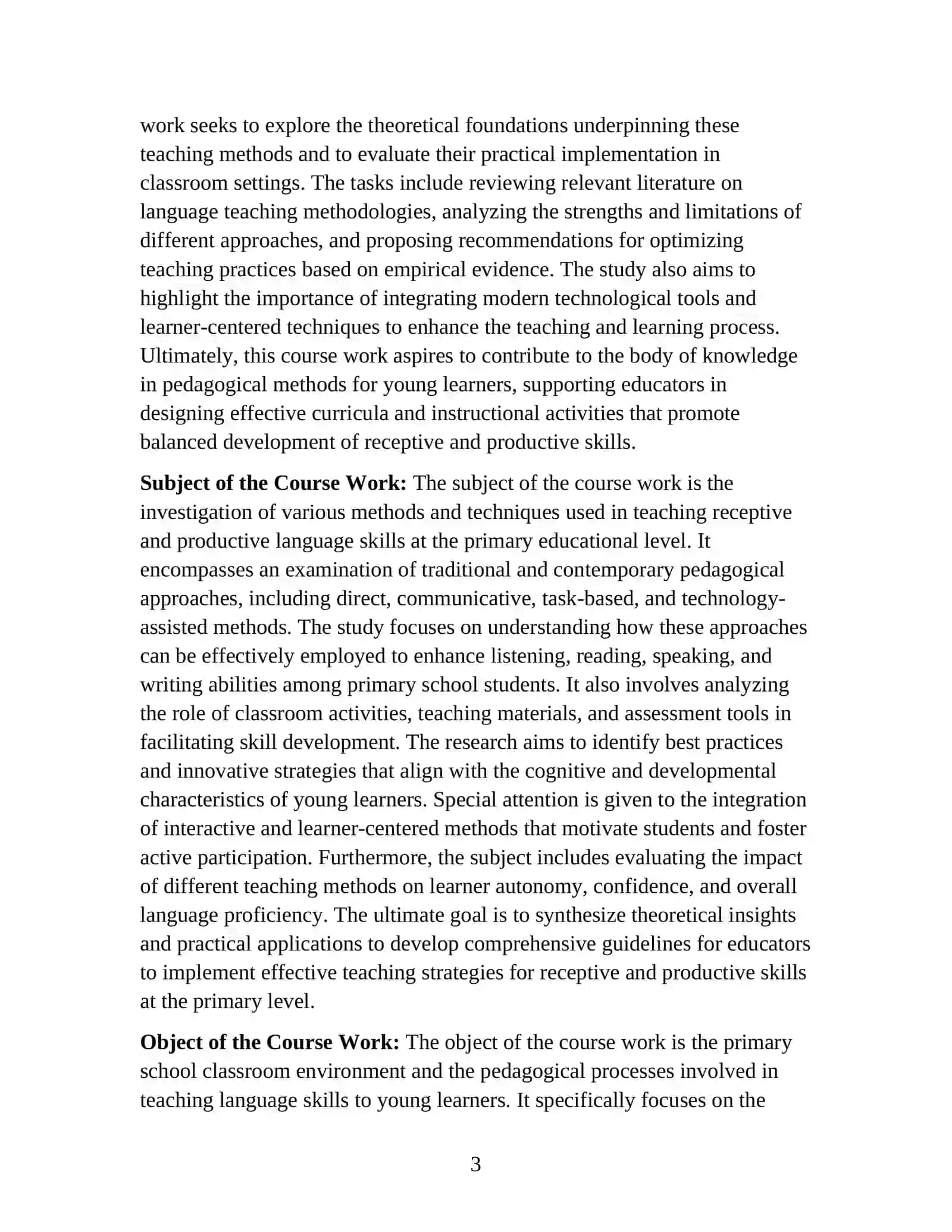 METHODS OF TEACHING RECEPTIVE AND PRODUCTIVE 3