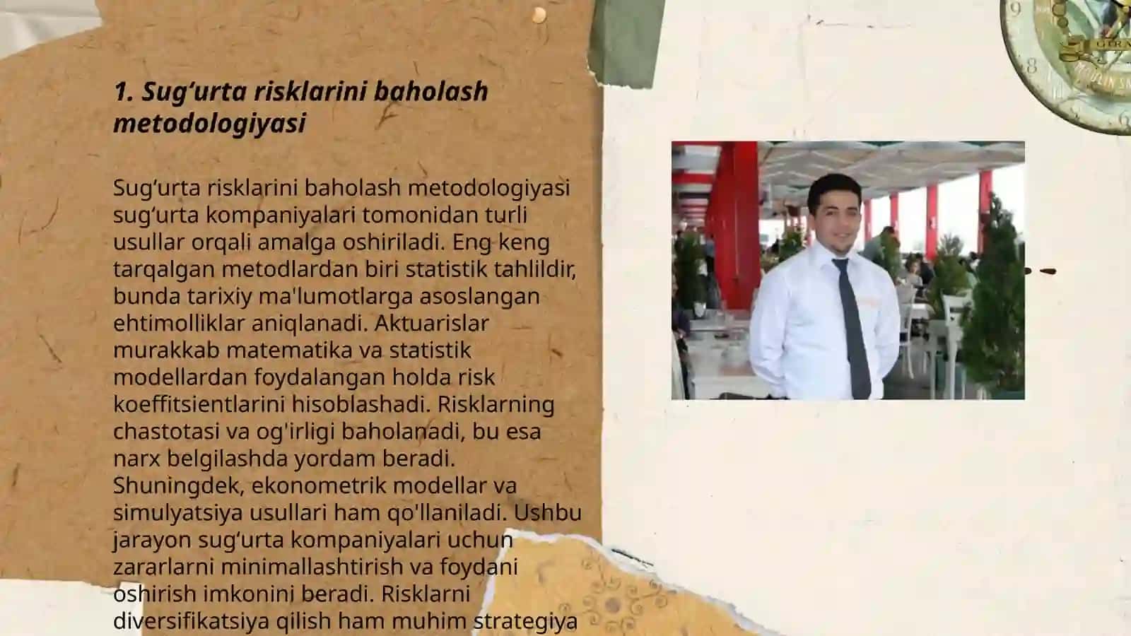 Sugʻurta risklarini baholash metodologiyasi 3