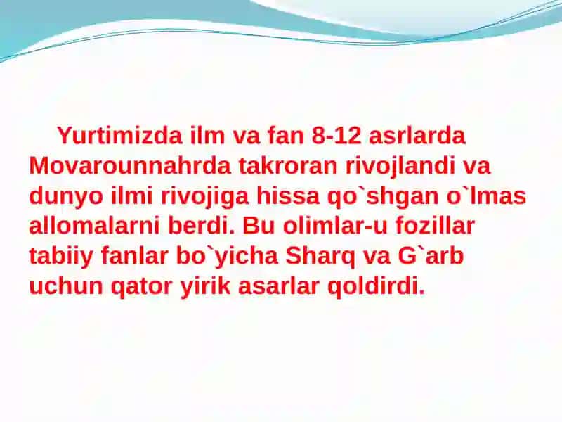 Tabiatshunoslik fanining rivojlanishi 3