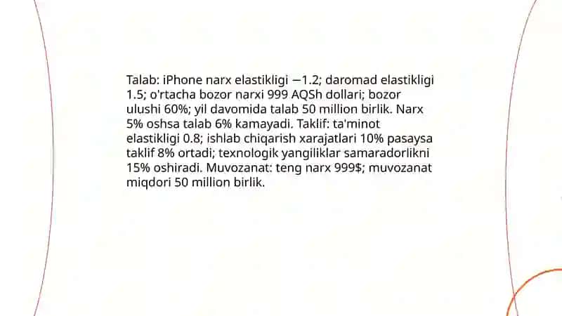 iPhone - mikroiqtisodiy tahlili 3