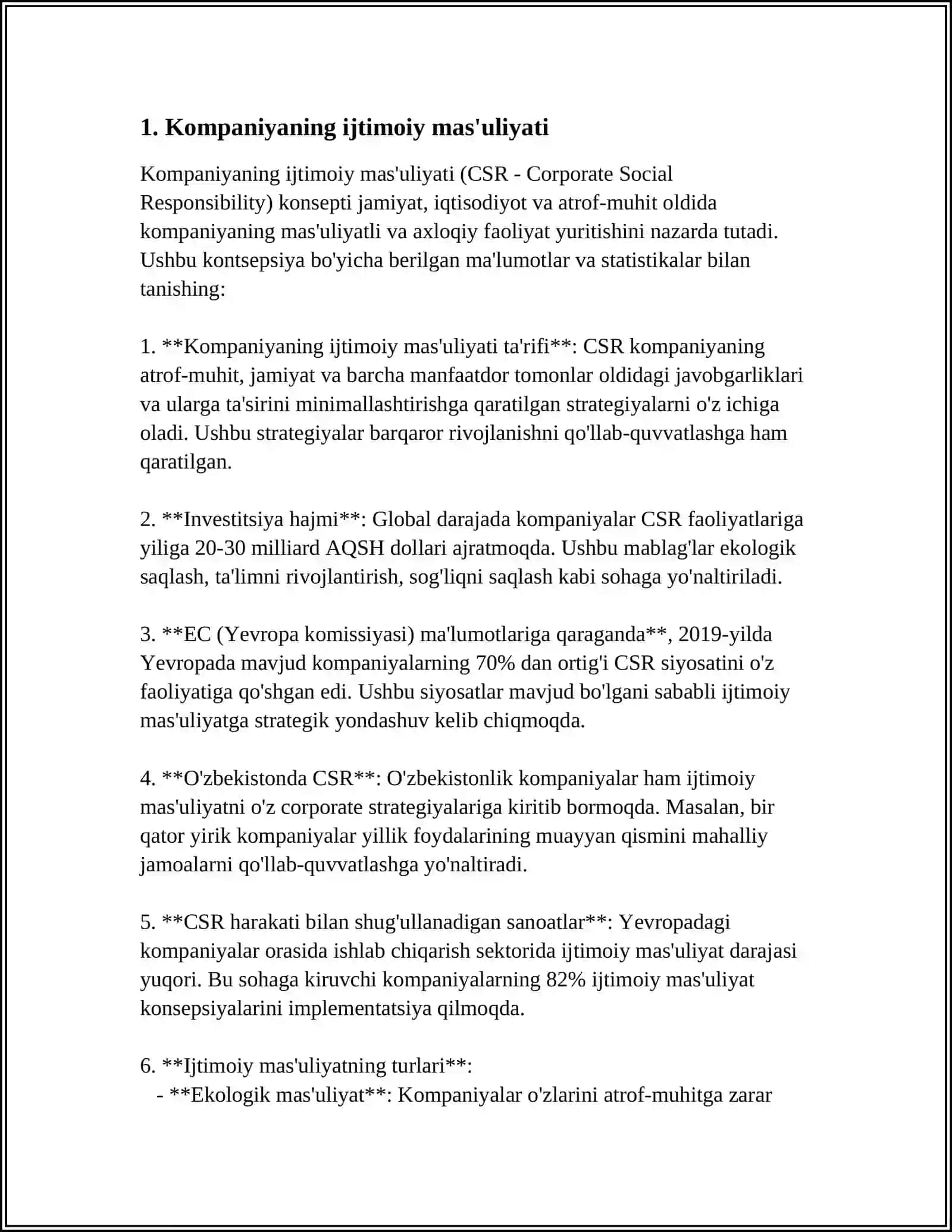 COMPANY AND COMMUNITY 3