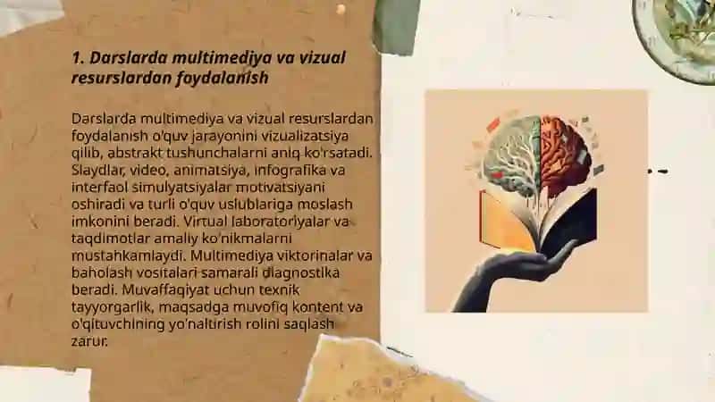 Ta'limda AKT va interaktiv texnologiyalar dan foydalanish 3