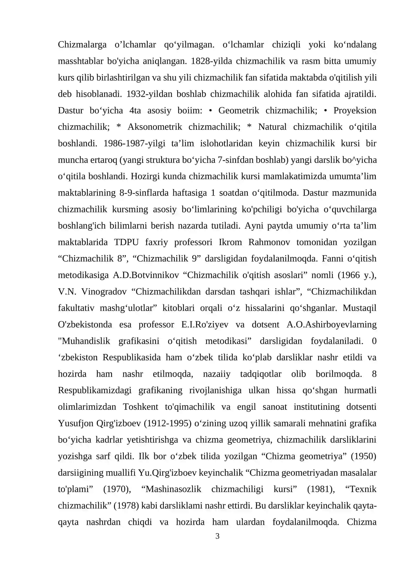 Chizmachilik 3