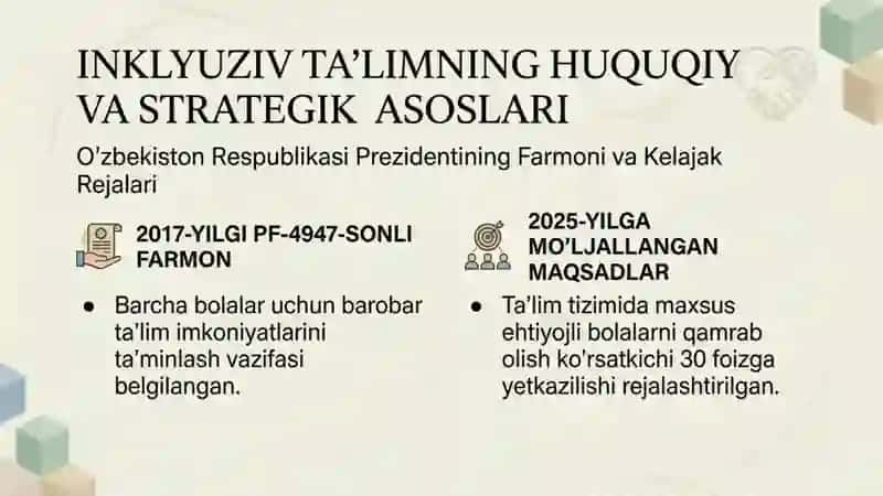 INKLYUZIV TALIMNING PSIXOLOGIK-PEDAGOGIK SHARTLARI 3