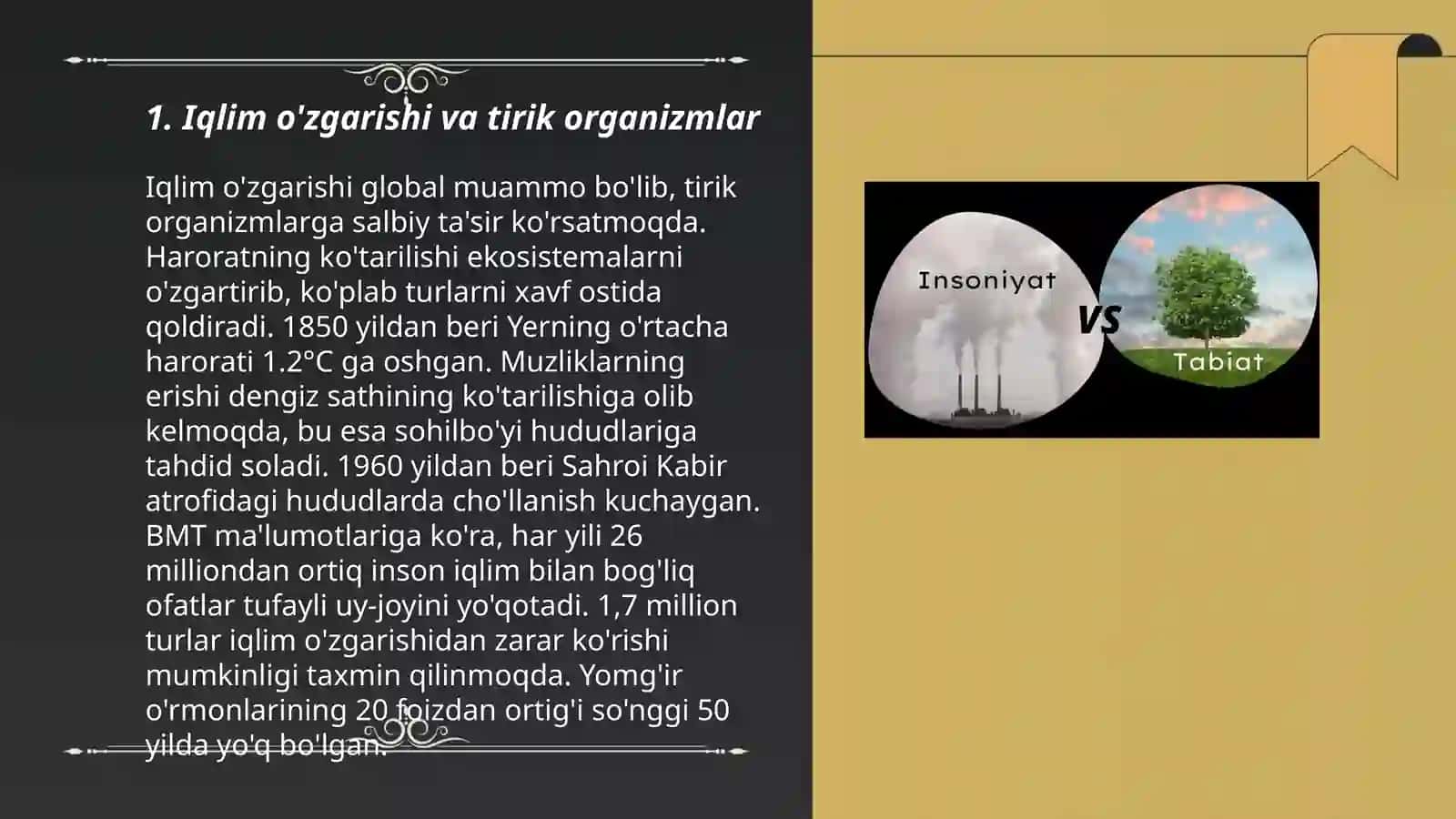 Antropogen omillarning tirik organizmlarga taʼsiri 3