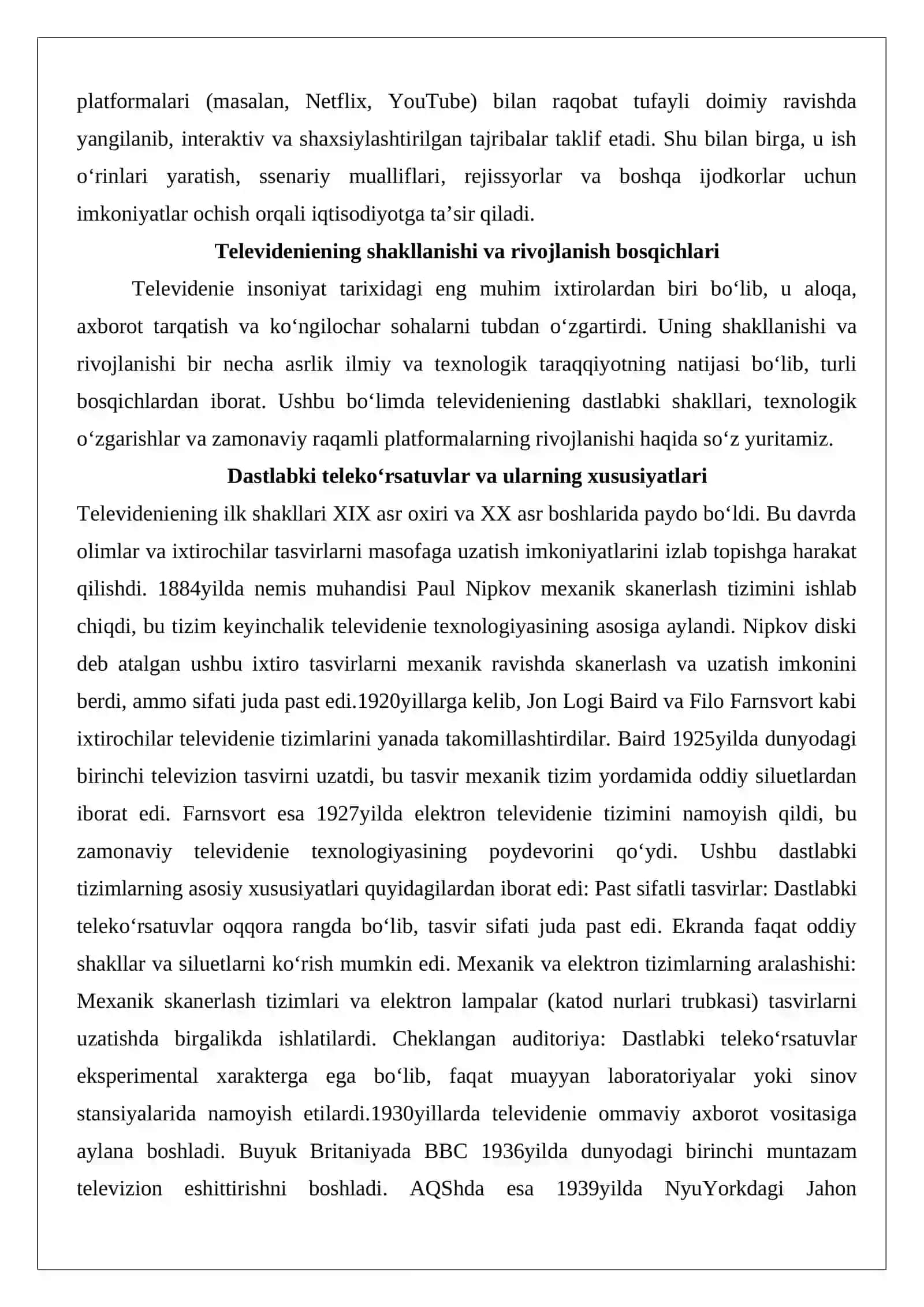 Televidenie – ko‘ngilochar sanoat sifatida 3