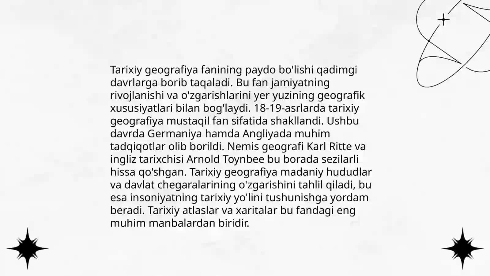 Tarixiy geografiya fani haqidagi ilmiy qarashlar 3