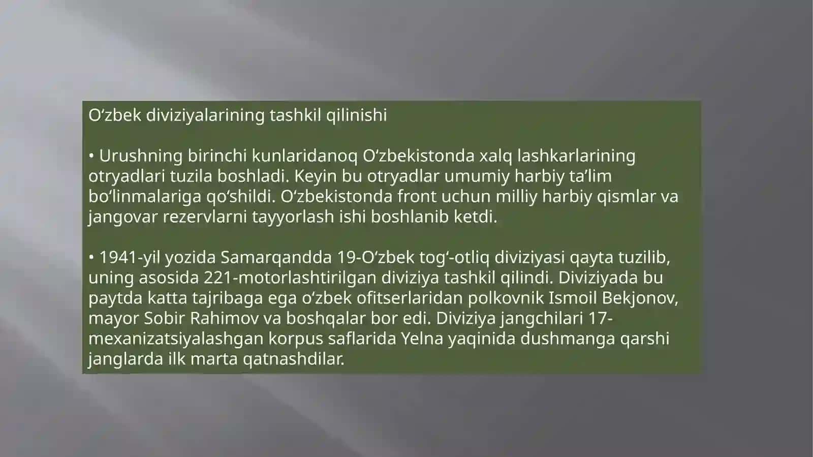 O’zbekistonlik jangchilarning frontda axvoli 3