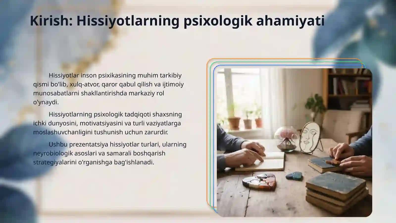 Emotsiyalar va hissiyotlar psixologiyasi. 3