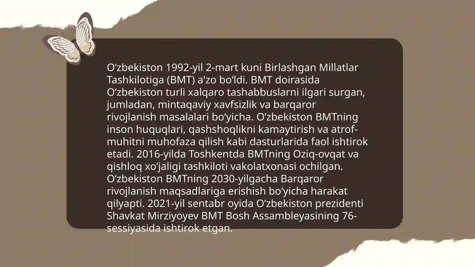 Oʻzbekiston jahon hamjamiyati 3