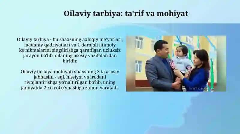 Oilaviy Tarbiya 3