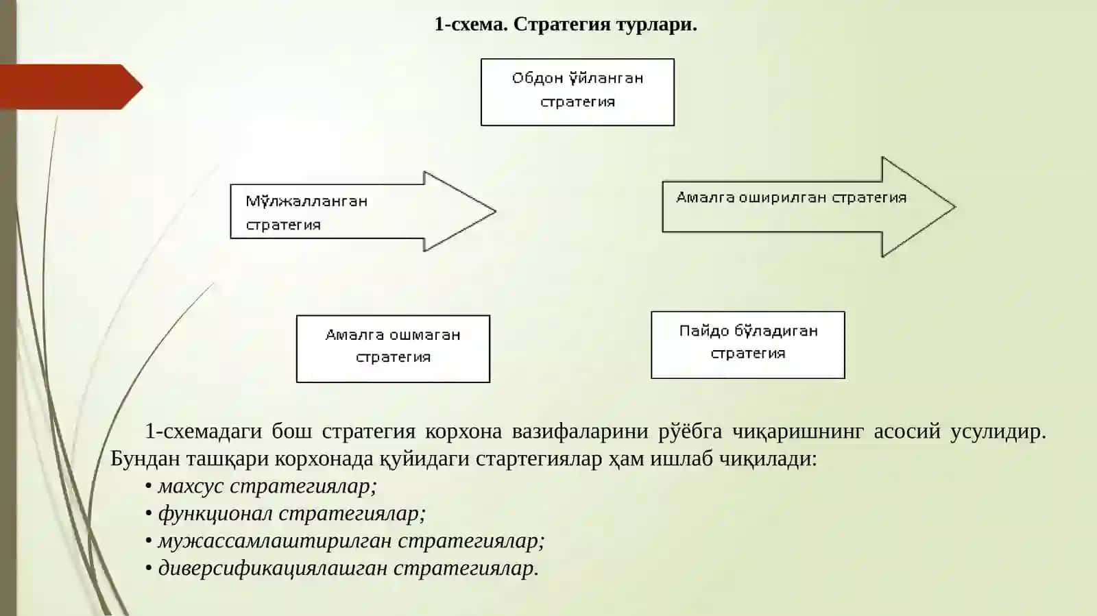 Стратегик бошқарув режалаштириш 3