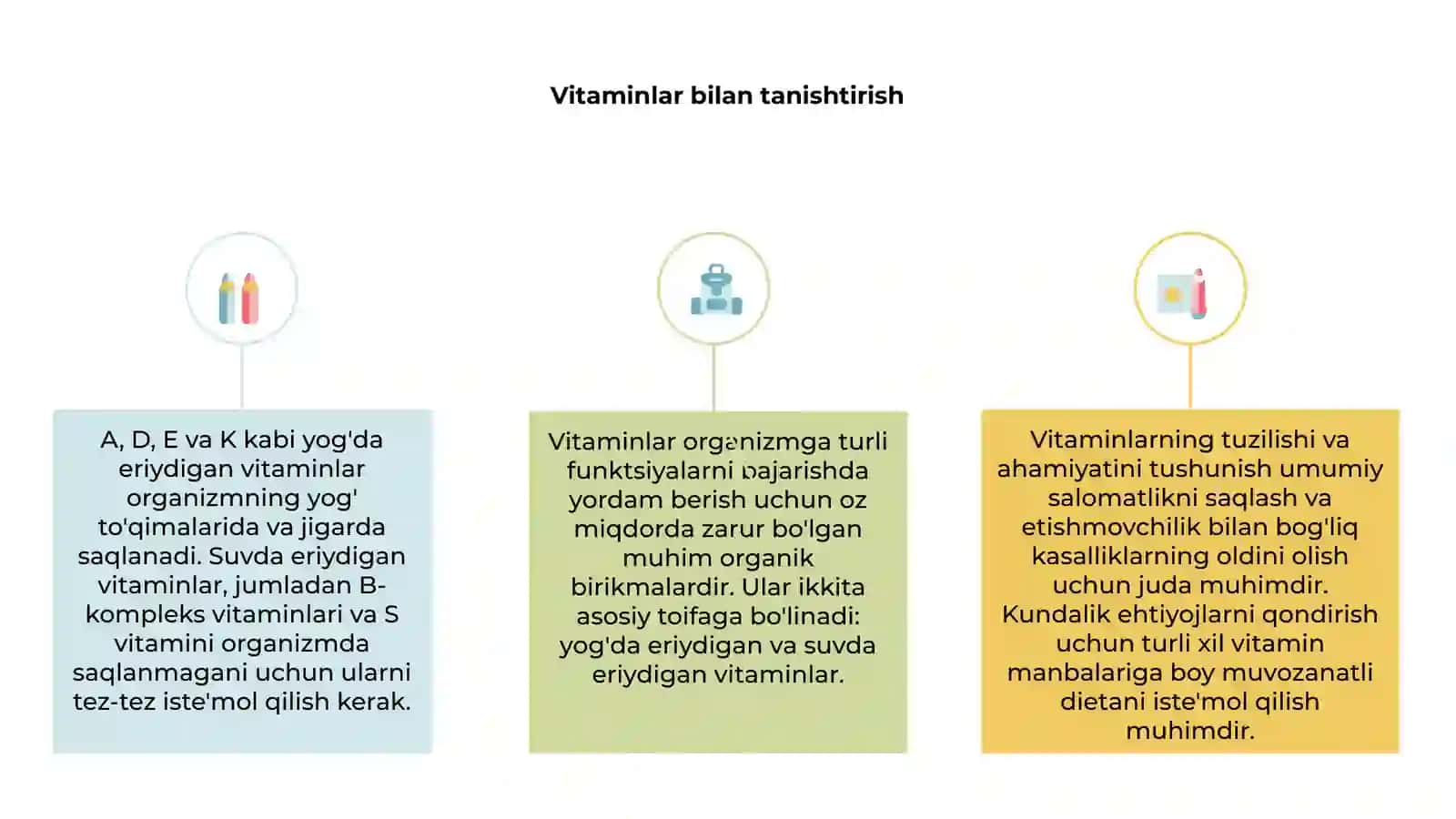 Vitamin turlari tuzulishi va ahamiyati 3
