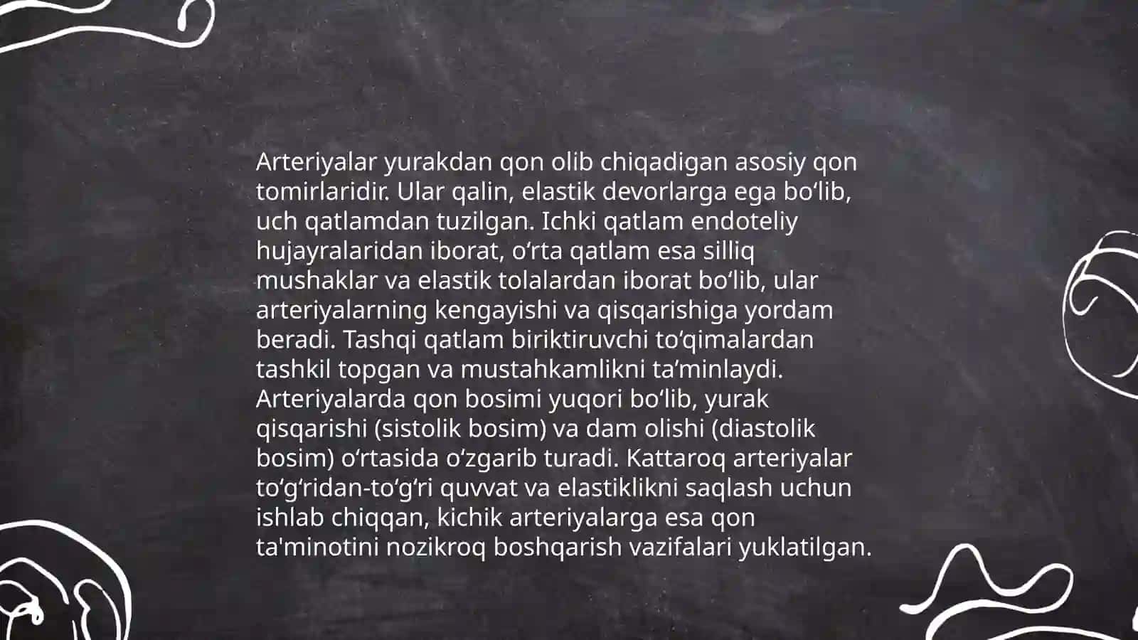 Arteriyalarning tarqalish qonuniyatlari 3