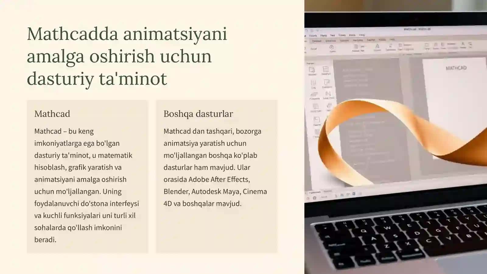 Mathcadda Animatsiya: Kengaytirilgan Usullar 3