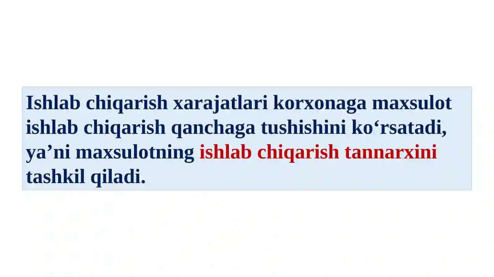 Korxona xarajatlari 3