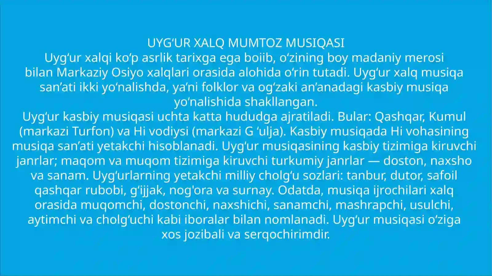 XITOY XALQ MUMTOZ MUSIQASI 3