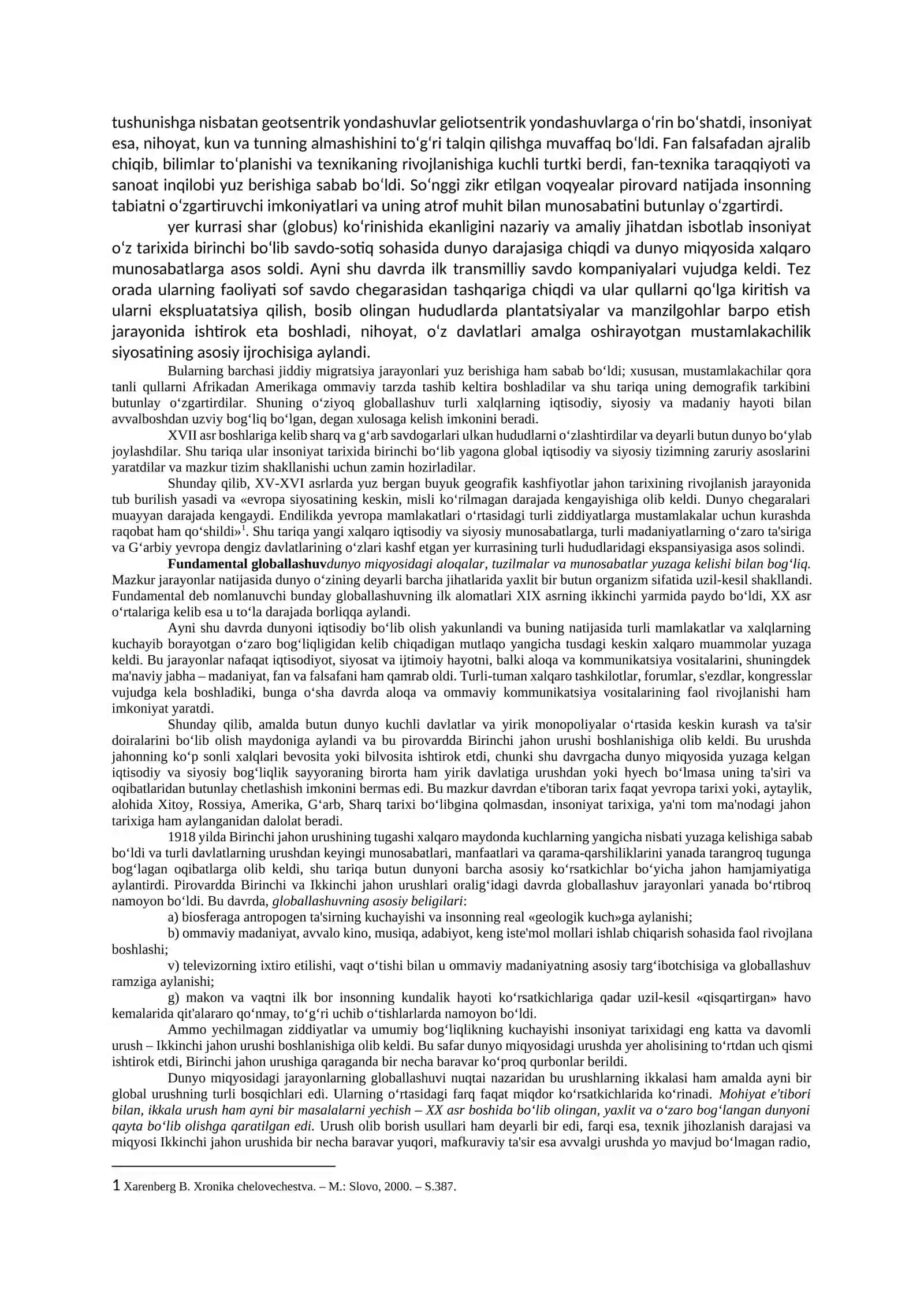 Globallashuvning falsafiy muammolari 3