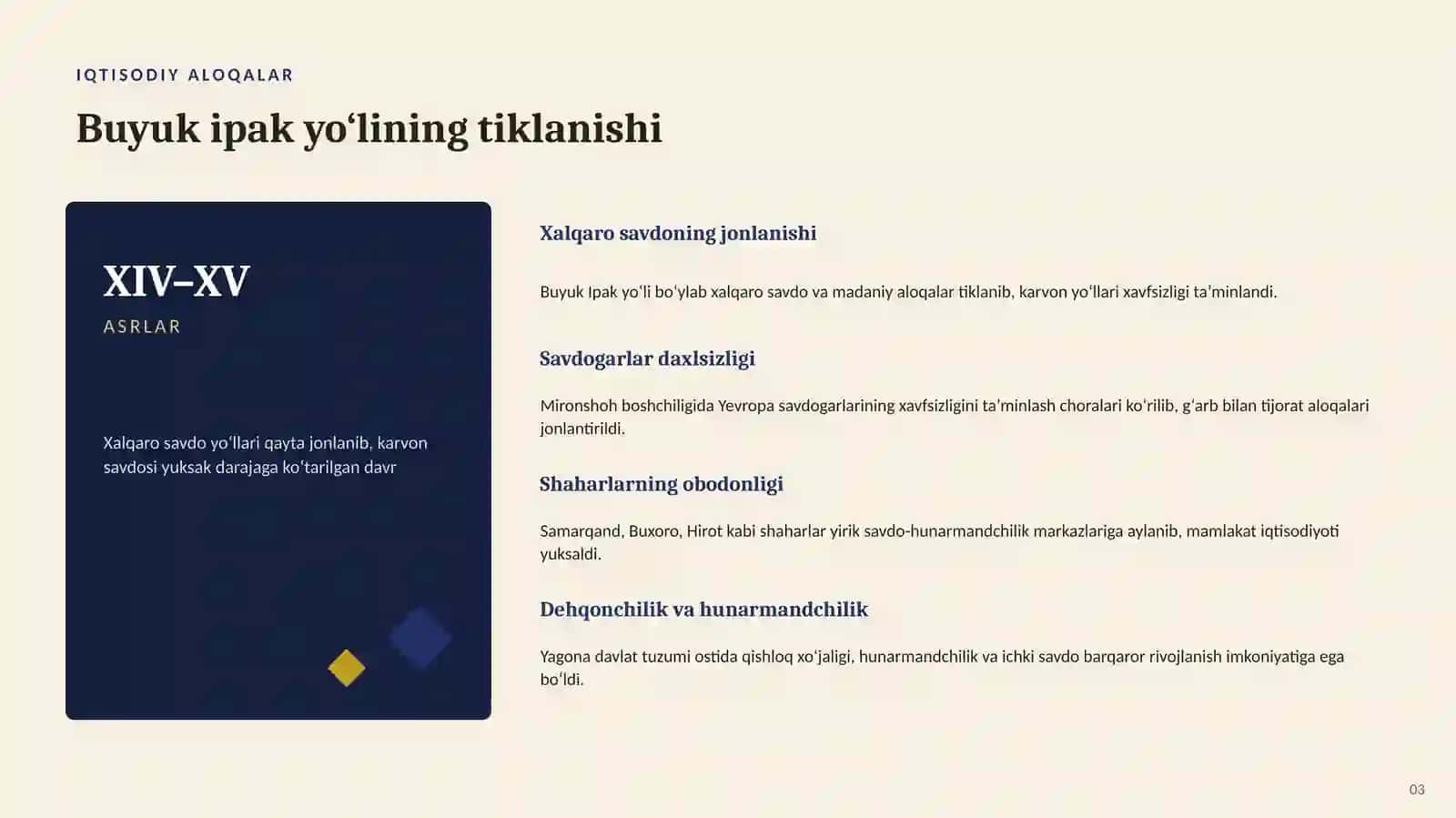Amir Temur va Temuriylardavri 3