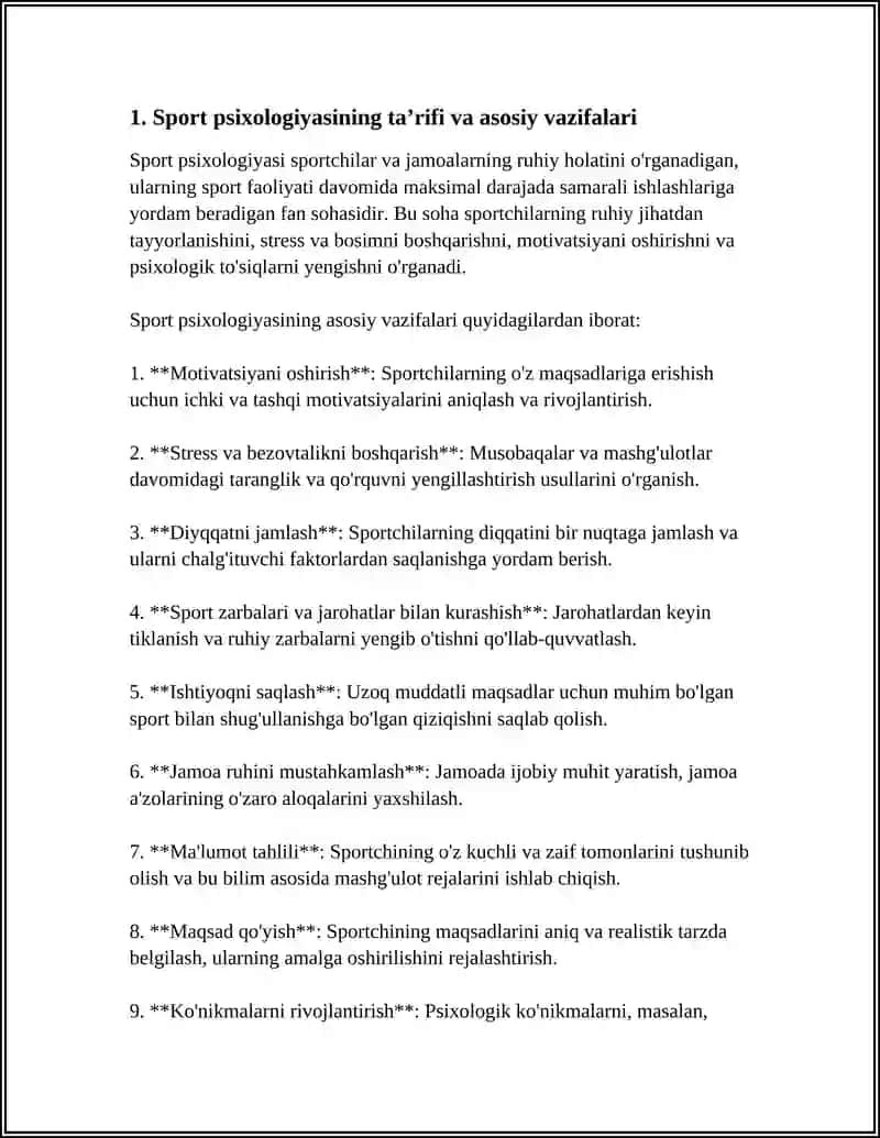 SPORT PSIXALOGIYASI VA UNING TARIXI 3