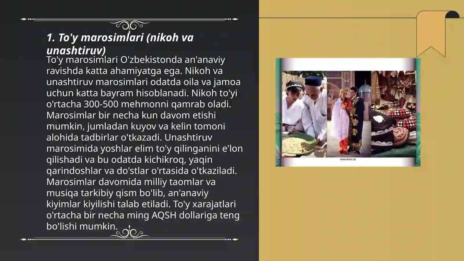 O‘zbek urf-odatlari va marosimlari 3