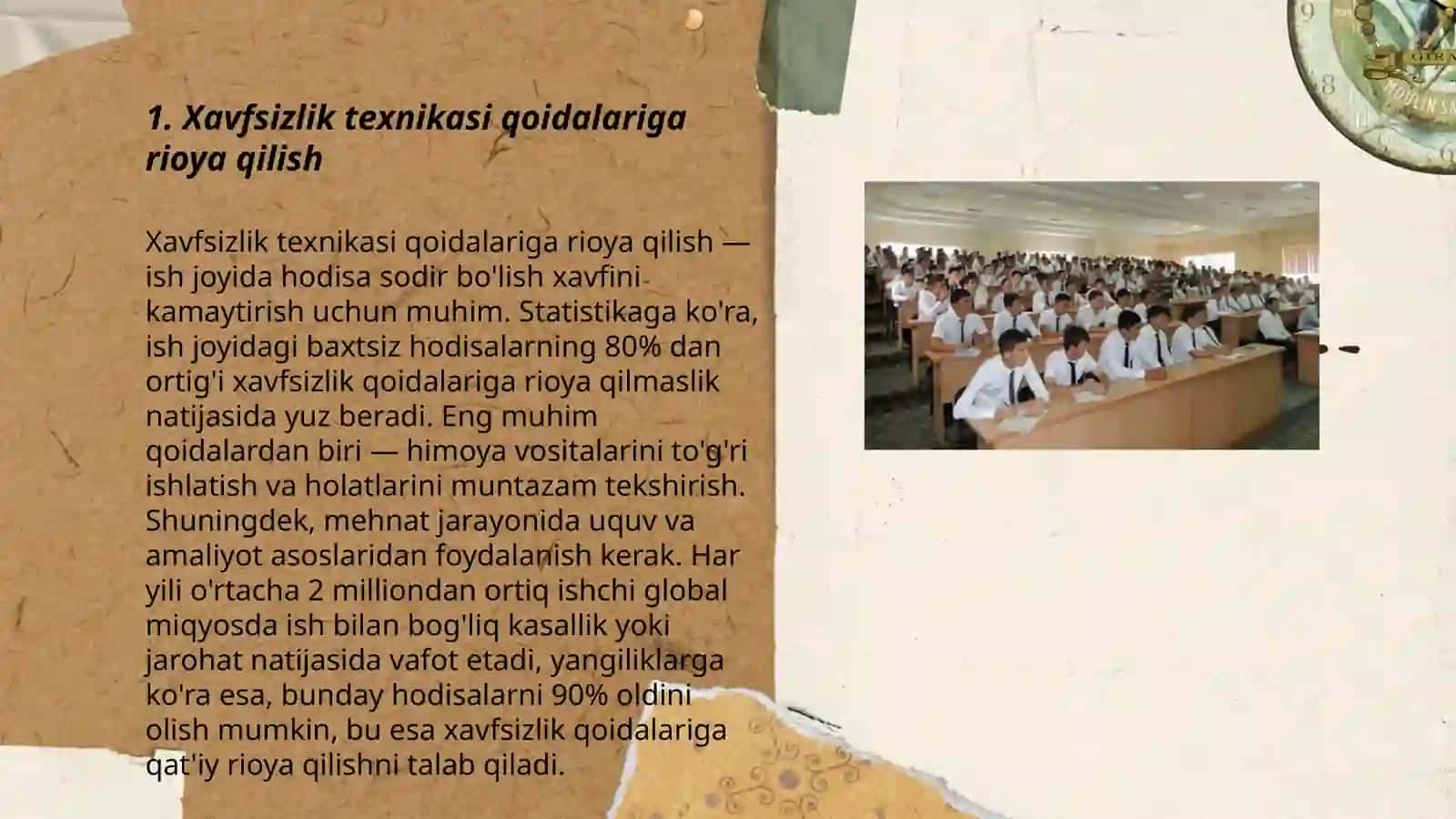 Xodimning mehnatni muhofaza qilish talablariga rioya qilish majburiyatlari 3
