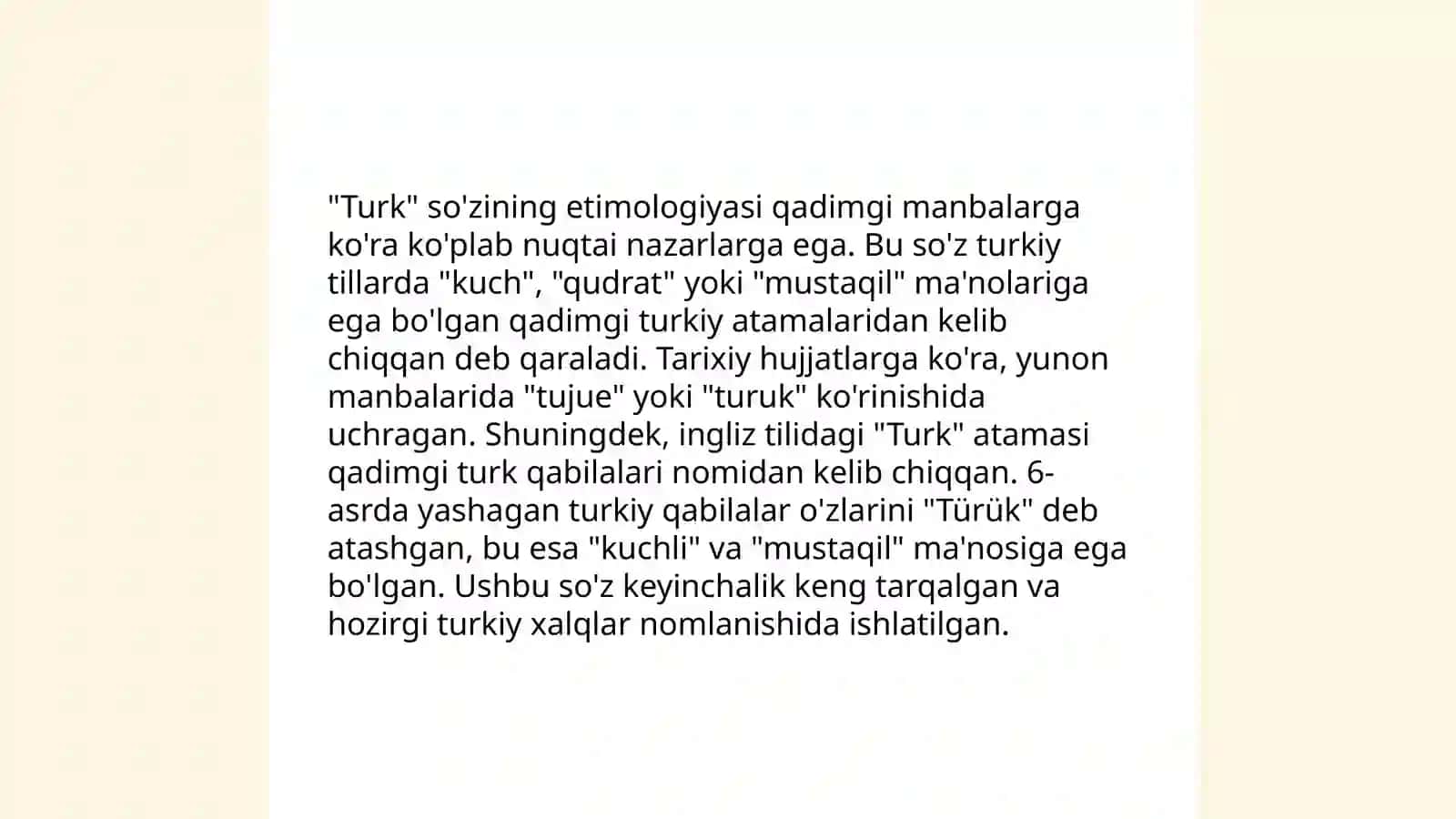 Turk so'zining etimologiyasi 3