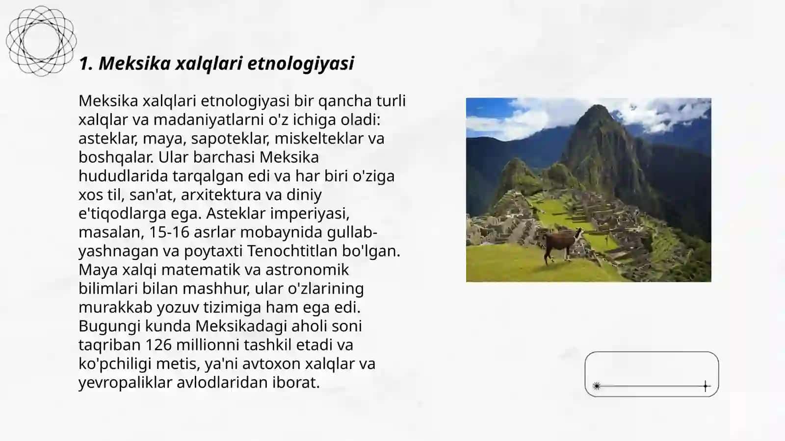 Meksika xalqlari etnologiyasi 3