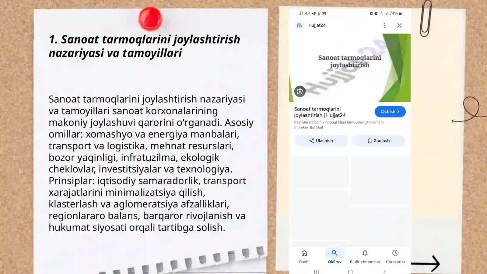 Sanoat tarmoqlarini joylashtirish 3