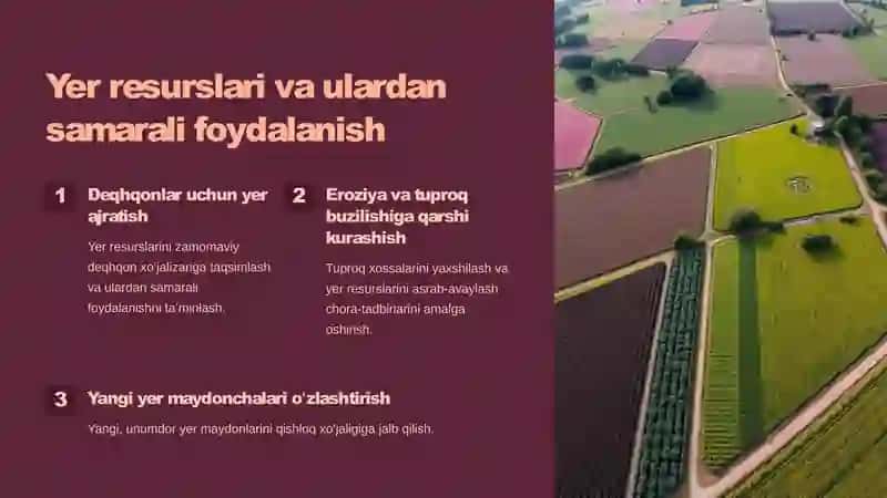 Dehqonchilik qonunlari va tizimlari 3