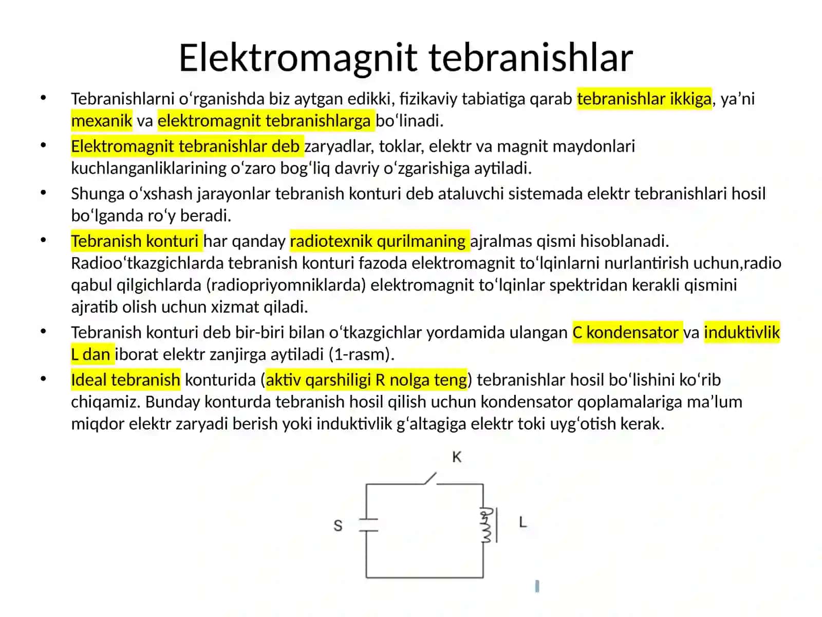 Elektromagnit Tebranishlar 3