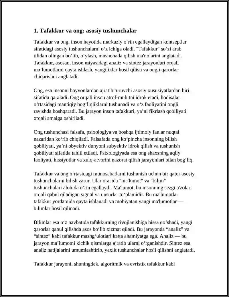 TAFAKKUR BA ONG. TAFAKKUR VA MULOQOT 3