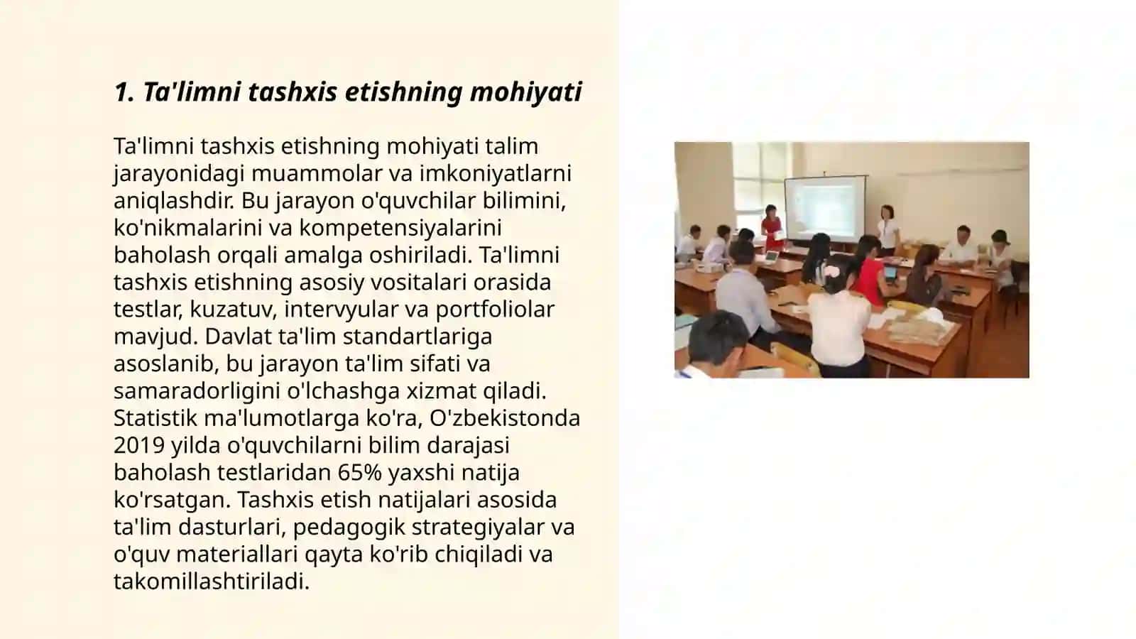 Ta'limni tashxis etish jarayoni 3