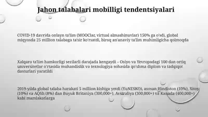 Xorijiy mamlakatlarda ta'lim taraqqiyoti 3