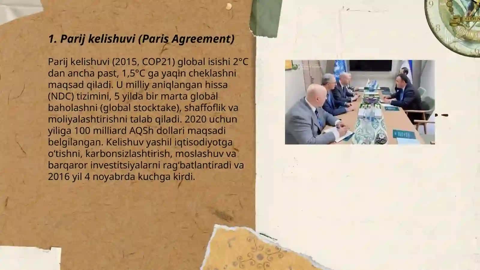 Parij kelishuvi (Paris Agreement) 3