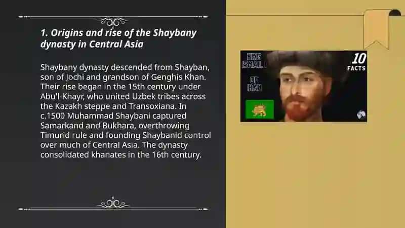 The heart of Asia: A history of Russian Turkestan and the Central Asian Khanates From Shaybany dynasty 3