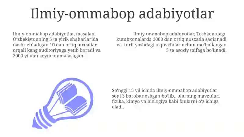 Ilmiy-ommabop adabiyotlar 3
