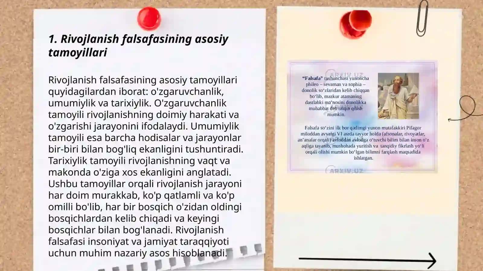 Rivojlanish falsafasi 3