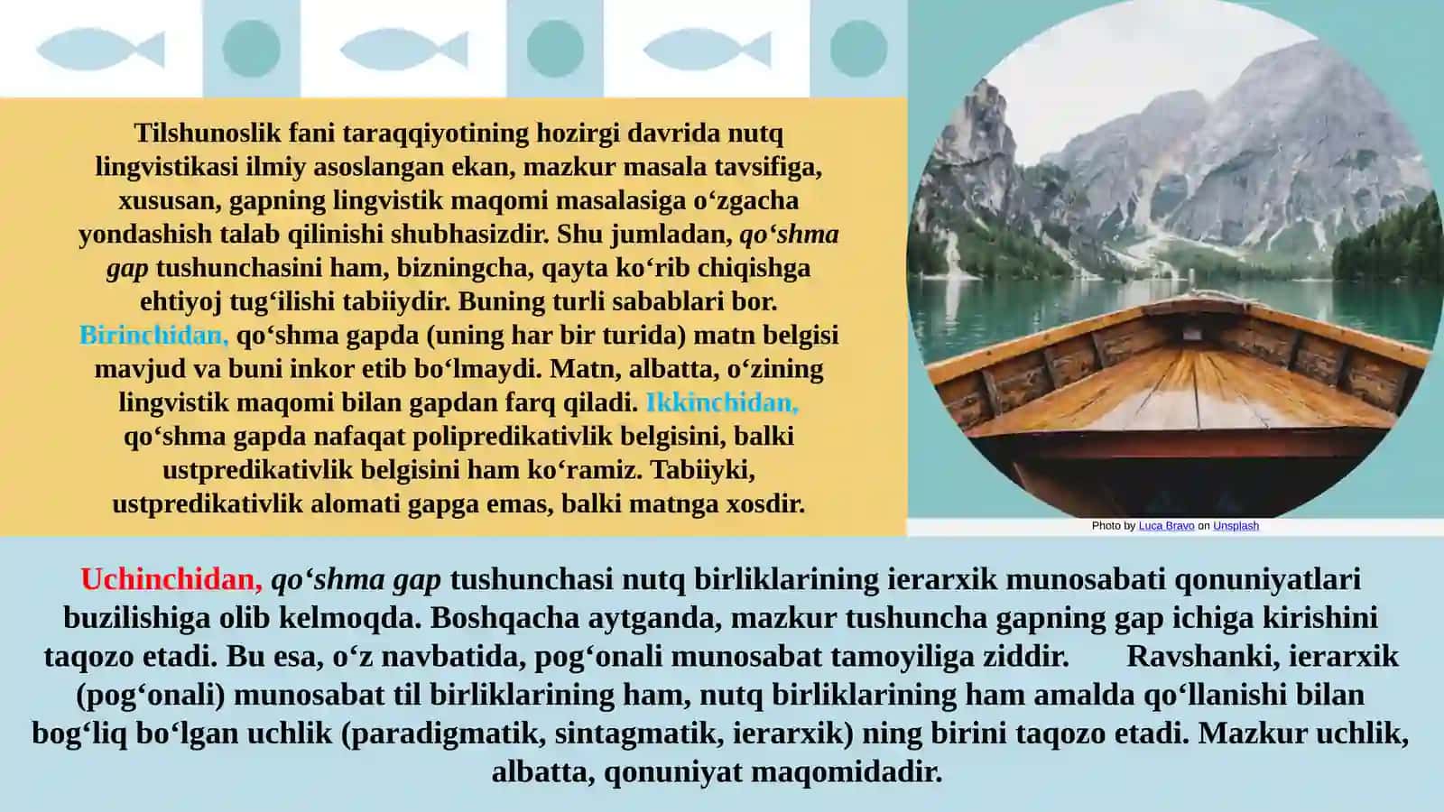 Murakkabsintaktik qurilmalar derivatsiyasi 3