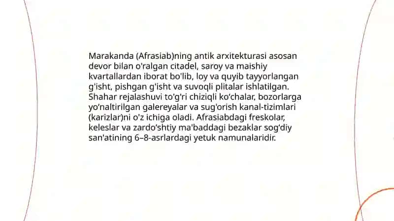 Oʻrta osiyoning antik davri shaharlari 3