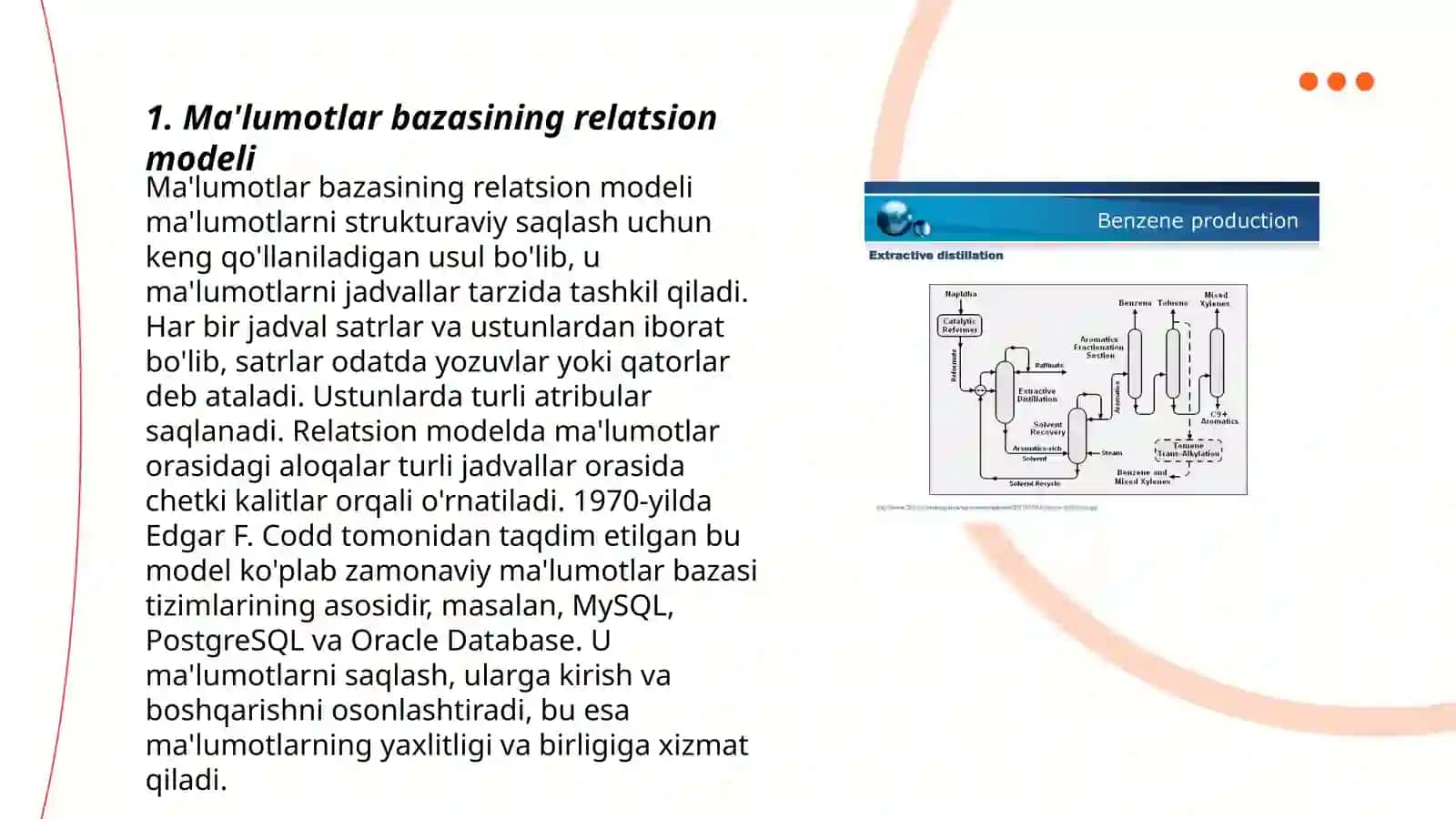 Ma'lumotlar bazasining relatsion modeli 3