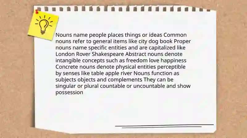 Parts of speech 3