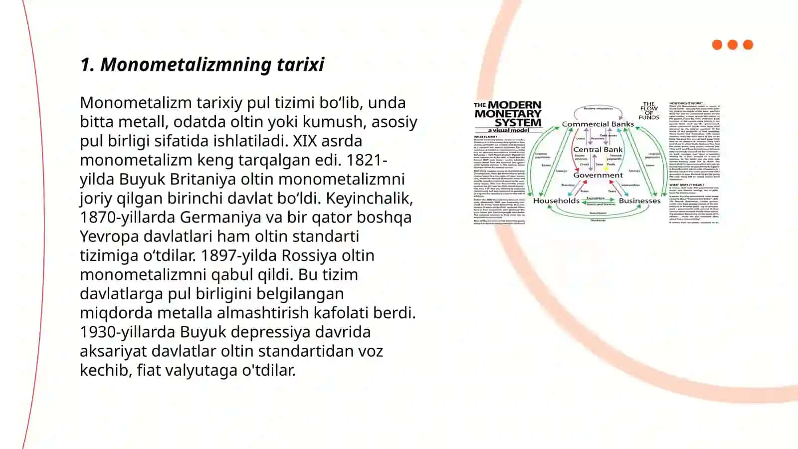 Monometalizm pul tizimi 3