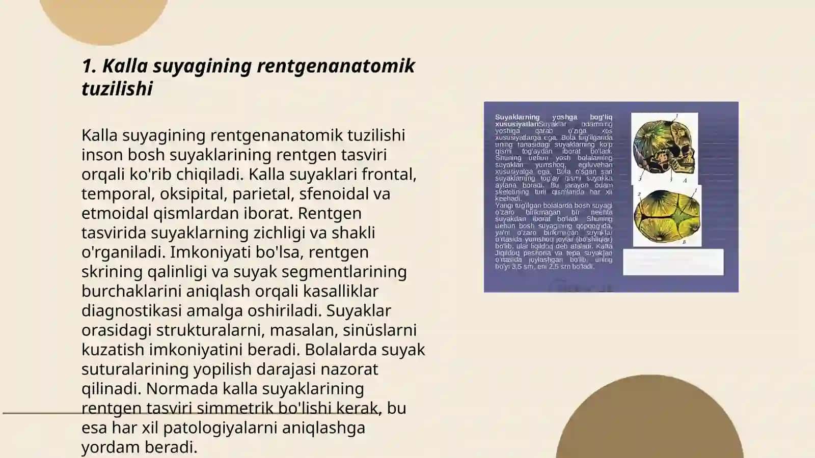Kalla suyaklarining rentgenanatomiyasi 3