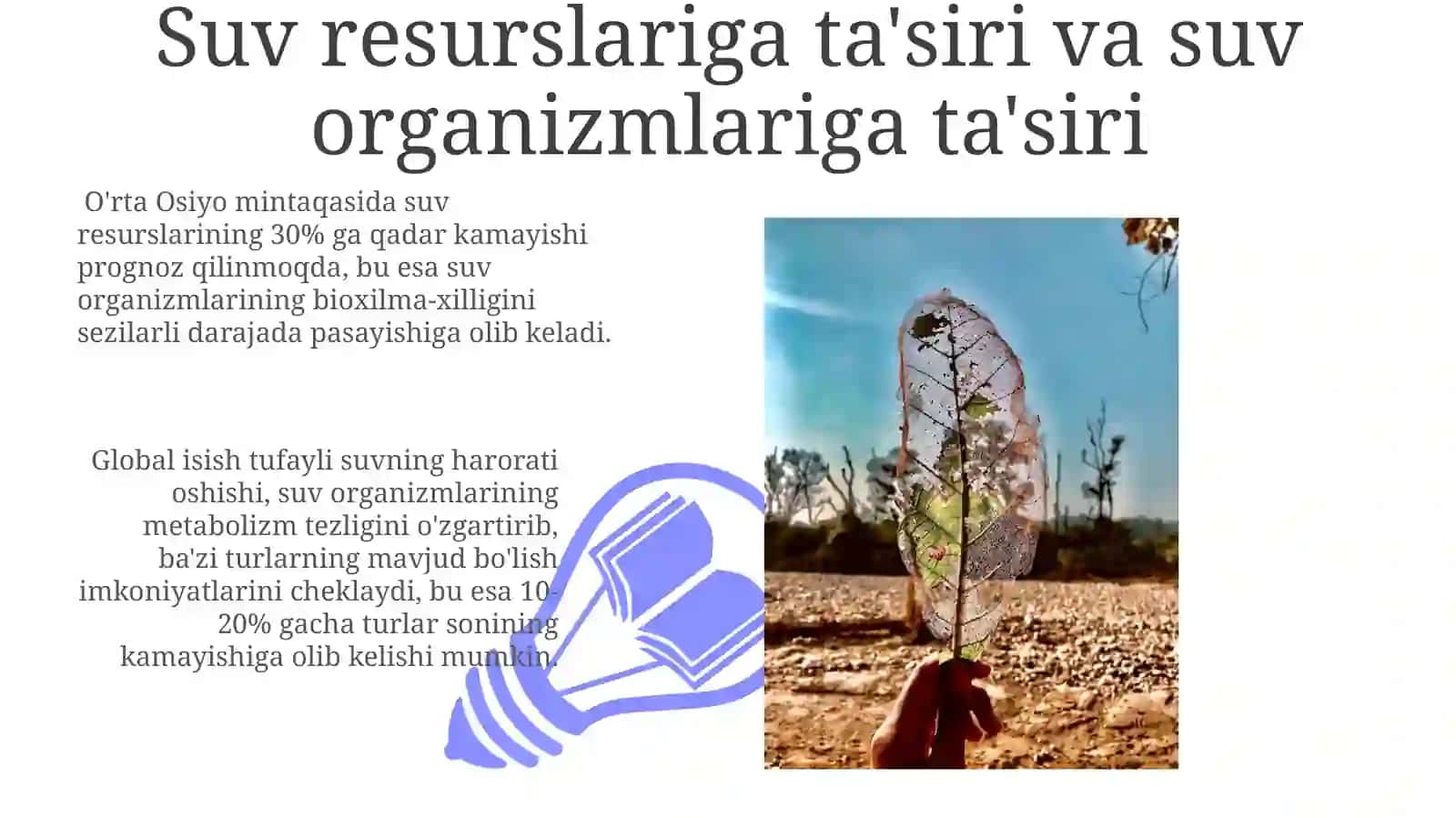 Iqlimoʻzgarishininghayotiyjarayonlargataʼsiri 3