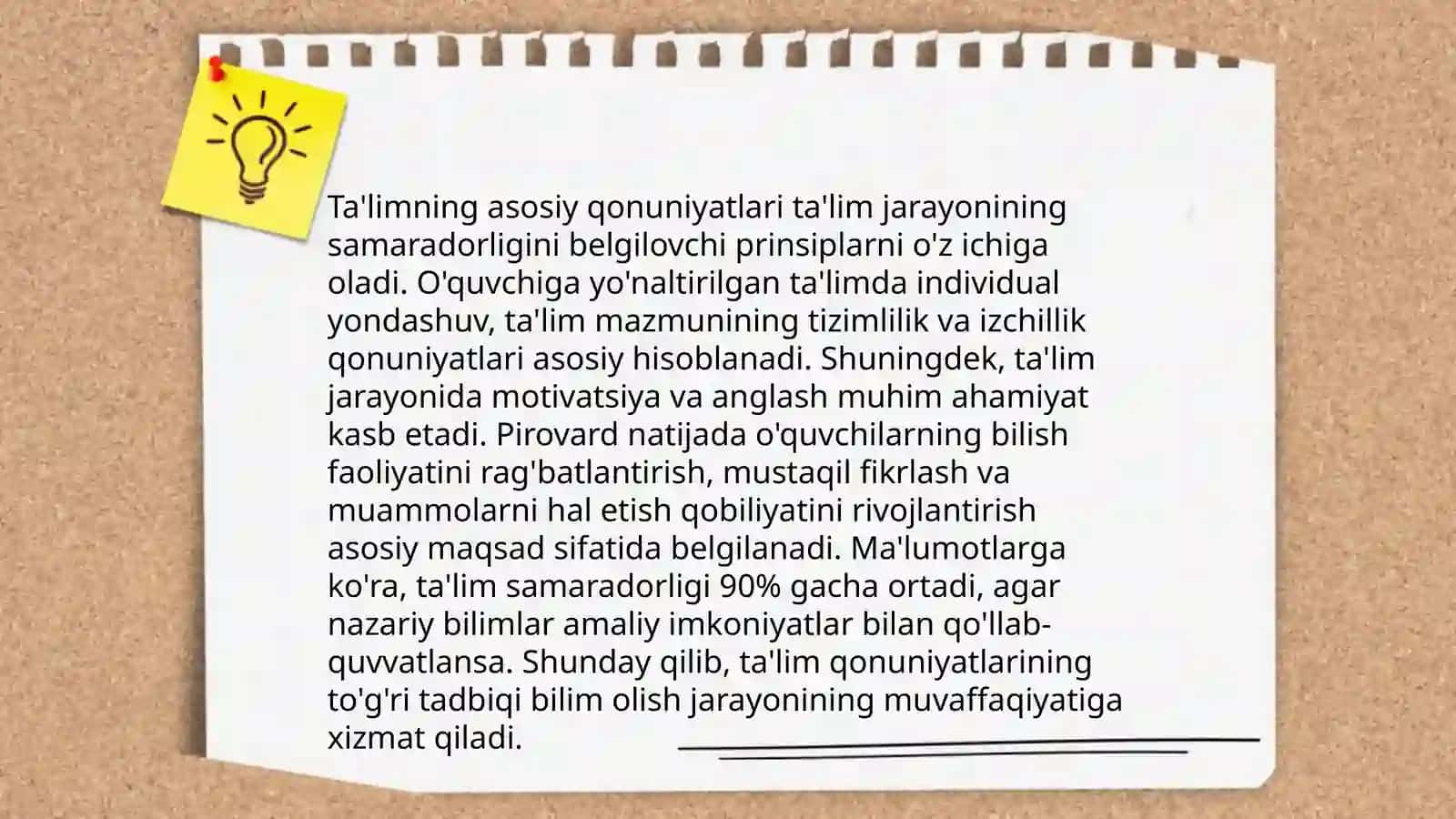 Ta'lim qonuniyatlari 3
