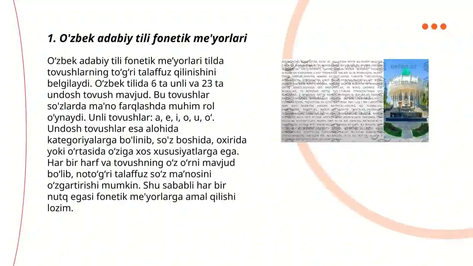 O'zbek adabiy til me'yorlari 3