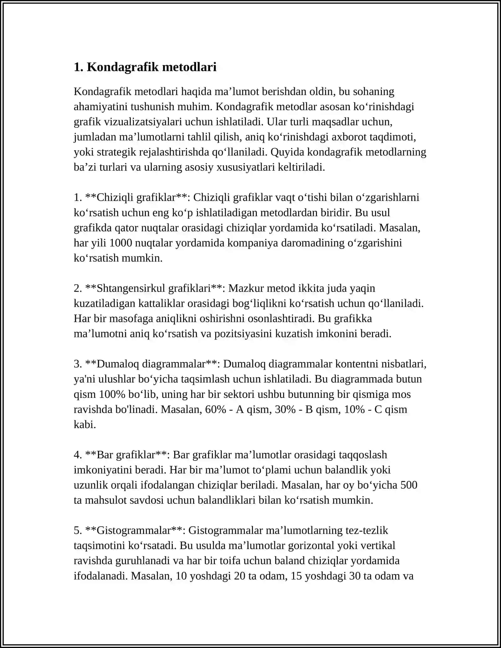 Kondalang kesim yuzasini aniqlash 3