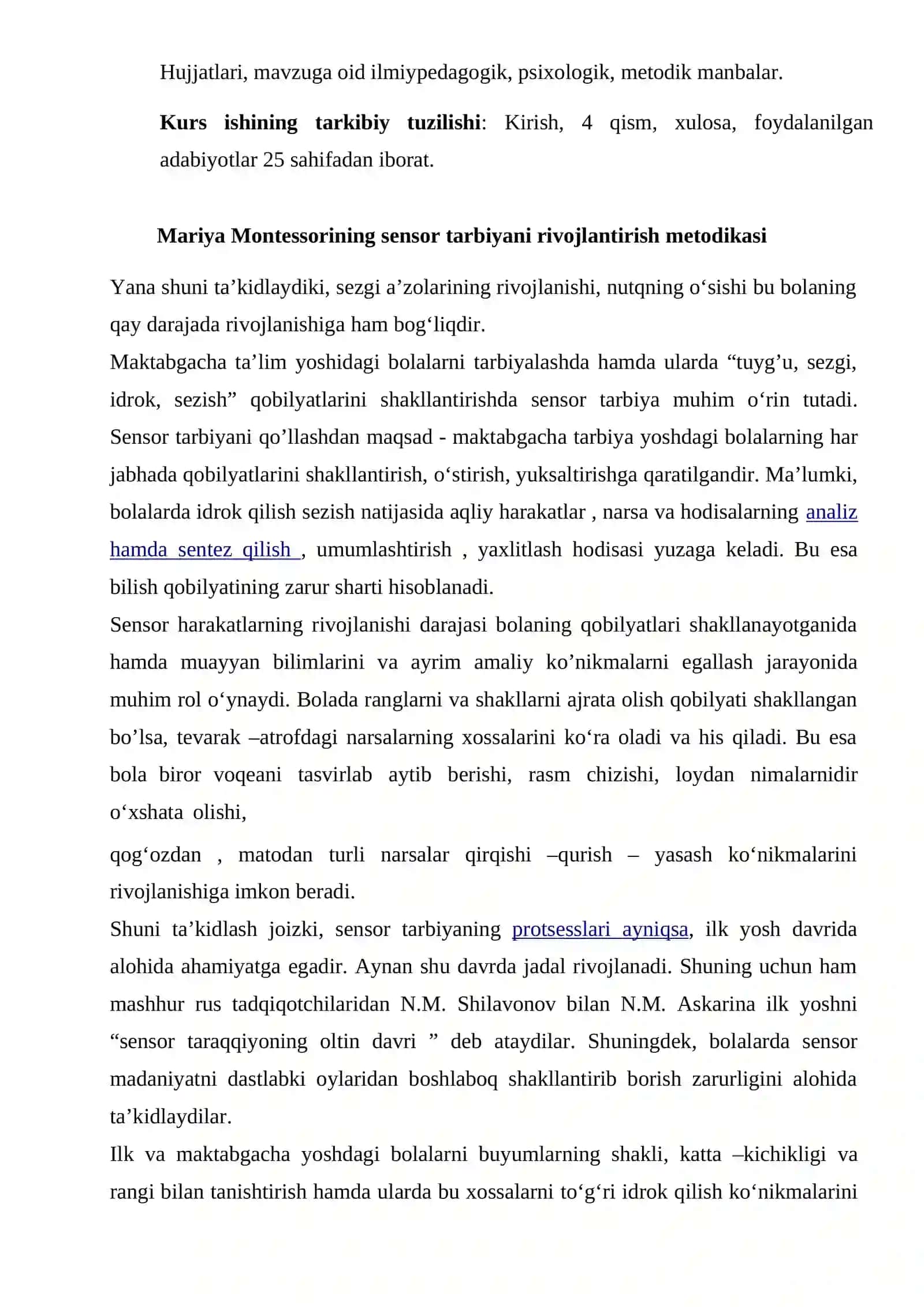 MAKTABGACHA TA’LIM TASHKILOTLARIDA SENSOR TARBIYANI TASHKIL ETISH 3